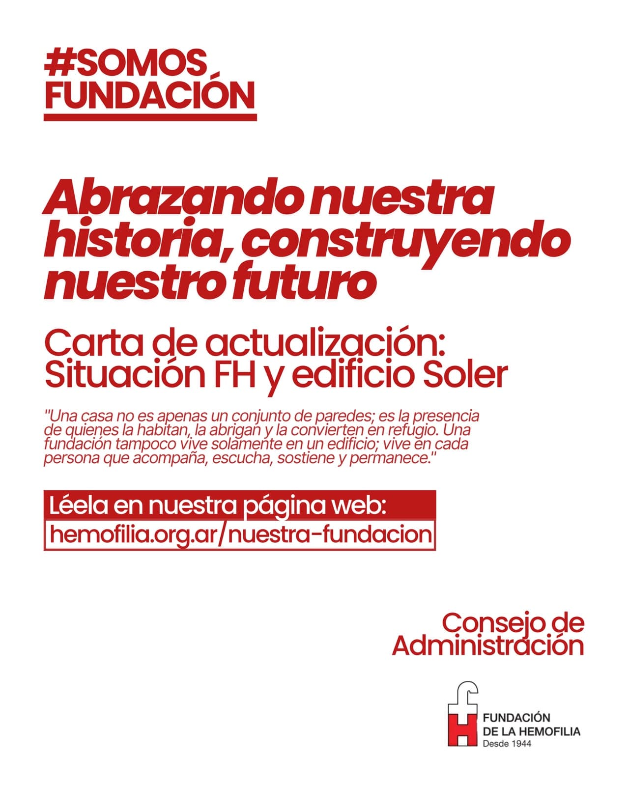 "Abrazando nuestra historia, construyendo nuestro futuro" — Edificio Soler